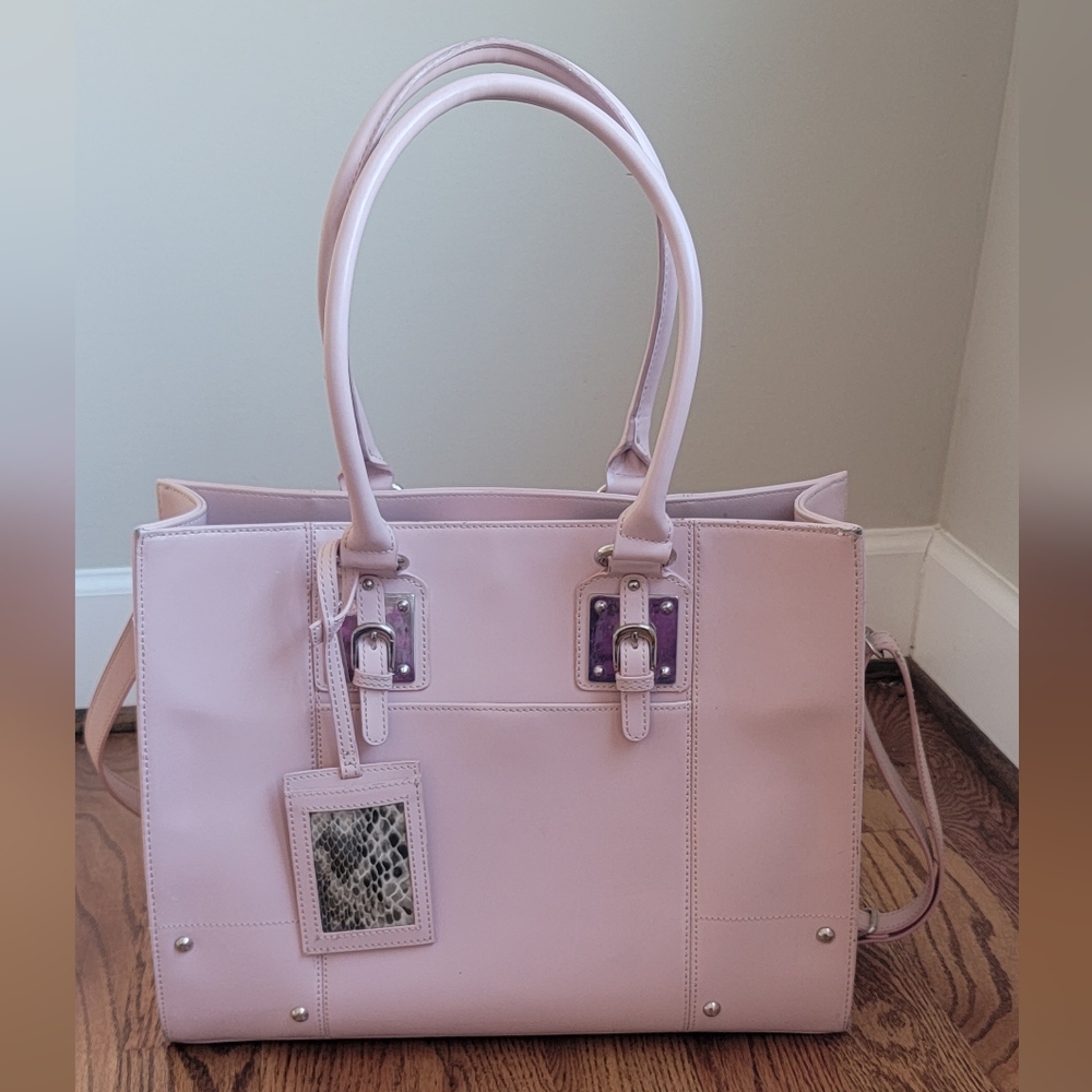 Pink Wilsons Leather Laptop Bag